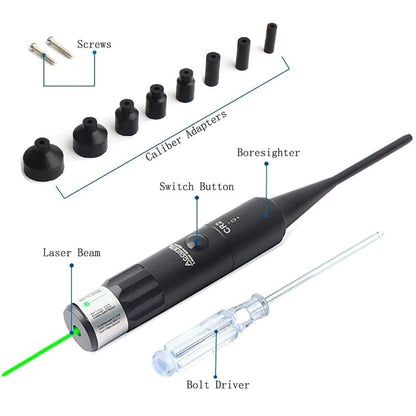 🔥LAST DAY 52% OFF🎉Adjustable Red Laser Bore Sighter Kit