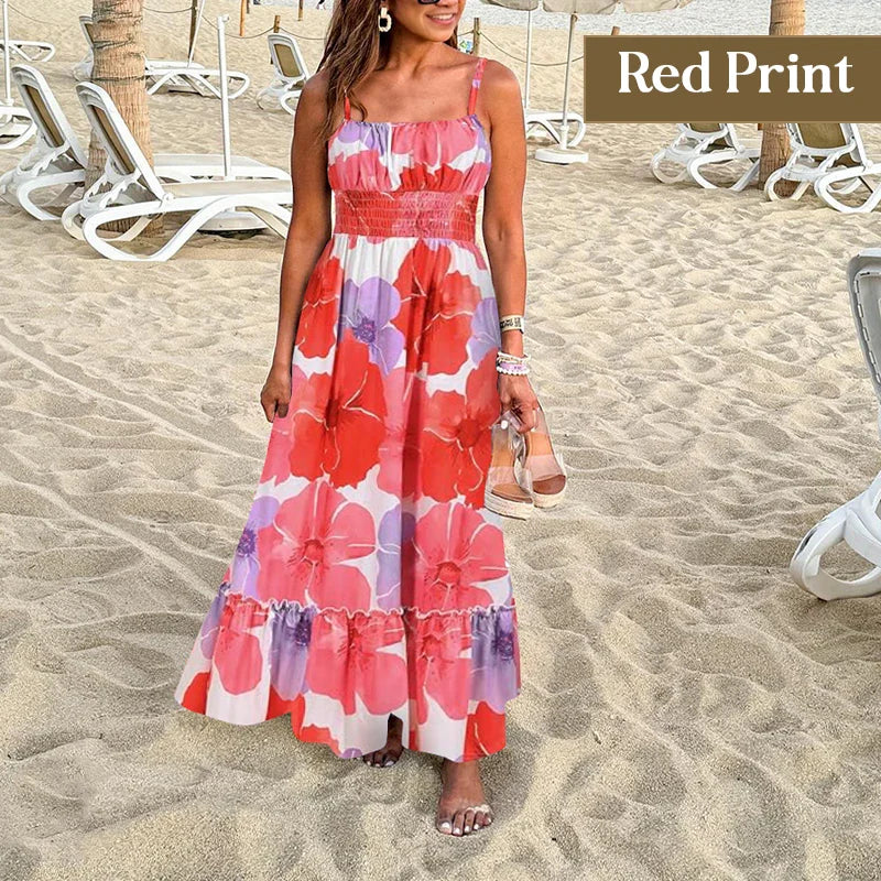 🔥Floral Cami Maxi Dress With Pockets