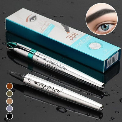 🛒LAST DAY 56% OFF🔥3D Waterproof 4 Fork Tip Eyebrow Pencil