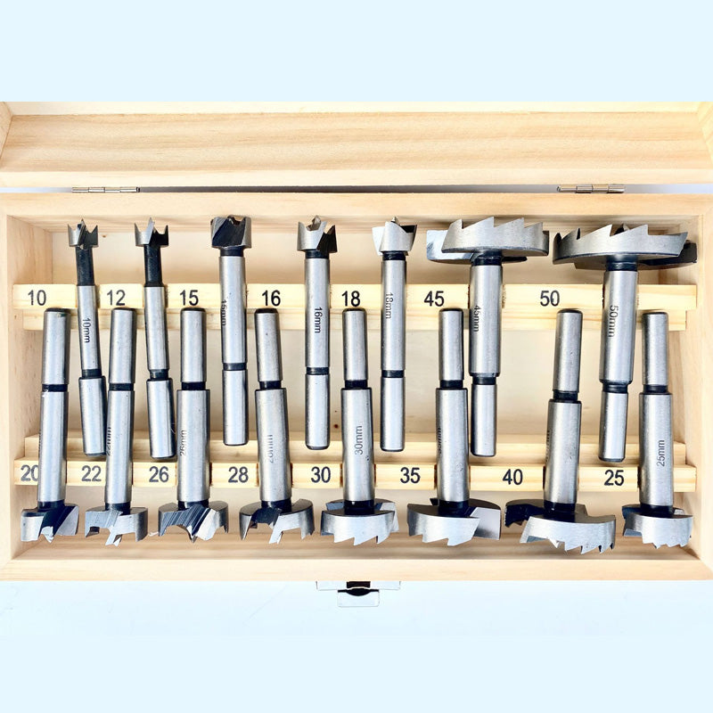 🔥LAST DAY 51% OFF🎁Forstner Bit Set with Round Shank for Wood