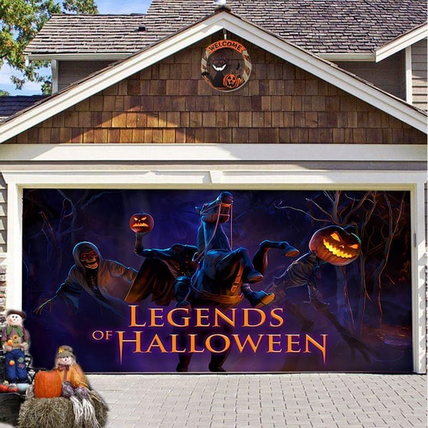 Hot Sale-Halloween 2024 Garage Door Decoration