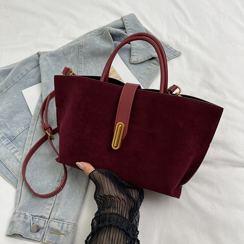 💖🔥Limited Time Hot Sale🌺Women's Elegant Solid Color French Style Handbag