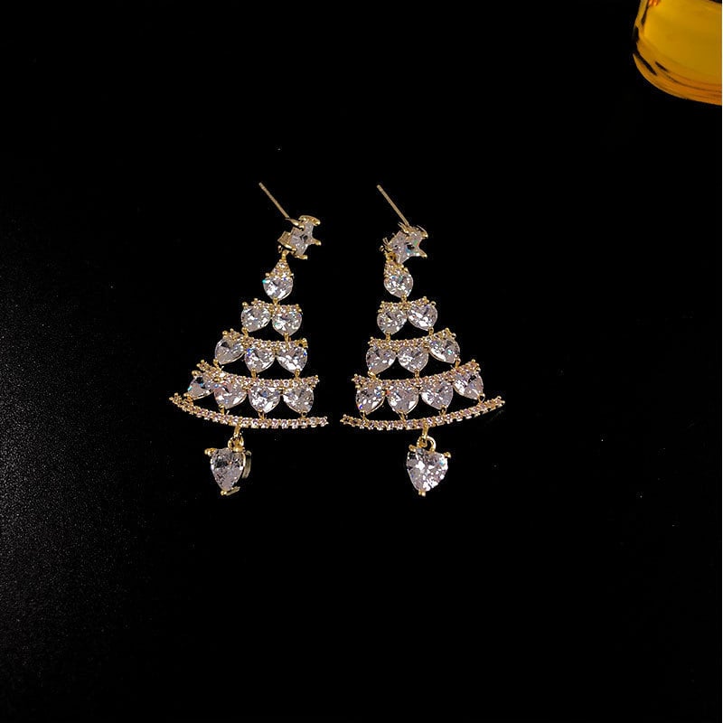 🎄Christmas Sale 49% Off - Shiny Christmas Tree Earrings