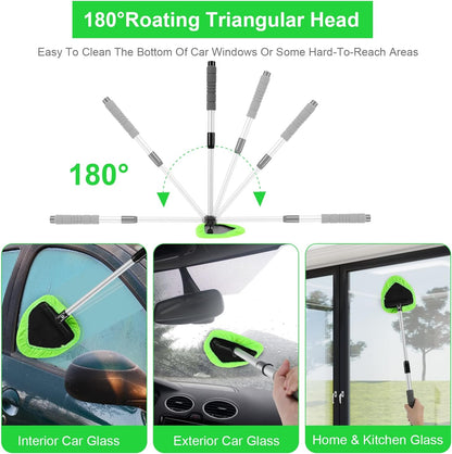🔥Limited time offer, last day 53% off🎁Microfiber Car Windshield Cleaning Tool with Extendable Handle