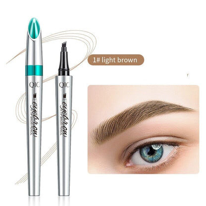 🛒LAST DAY 56% OFF🔥3D Waterproof 4 Fork Tip Eyebrow Pencil