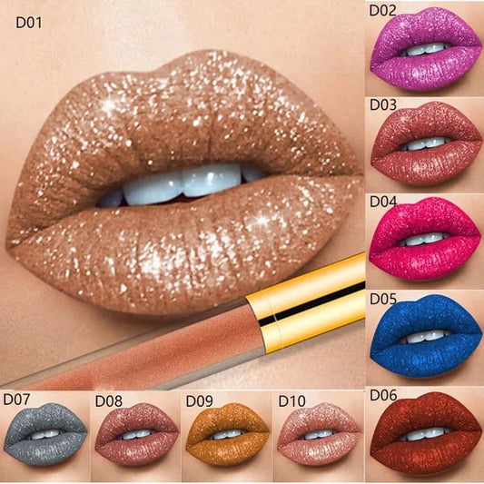 🔥Limited time offer, last day 56% off🔥Metallic Liquid Diamond Glitter Lipstick