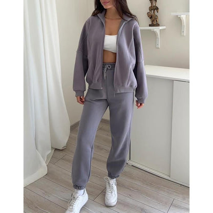 💥Special sale - Triple Threaded High-Neck Casual Sportswear 2-piece set