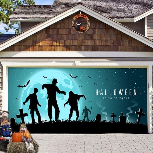 Hot Sale-Halloween 2024 Garage Door Decoration