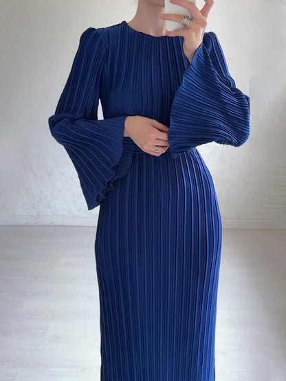 💥Special sale - Pleated Bell Sleeve Maxi Dress