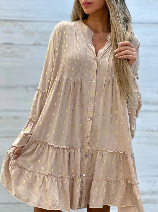 🔥This month's best-selling products💕Fashion Flared Sleeve Loose Fit Casual Dress