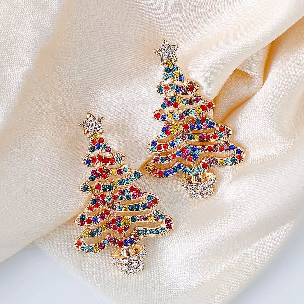 🎄Christmas Sale 49% Off - Shiny Christmas Tree Earrings