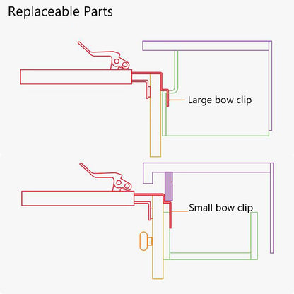 🔥LAST DAY 54% OFF🔥🔥Adjustable Drawer Fixing Clamp