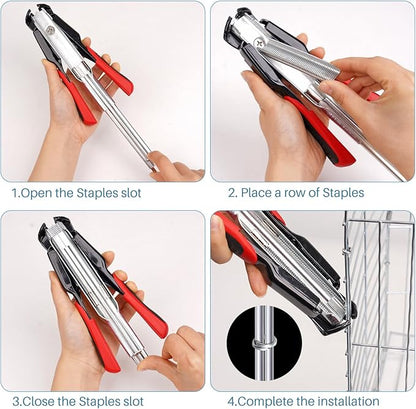 🔥LAST DAY 52% OFF🔥✨Spring-loaded Hog Ring Plier Gun Tool