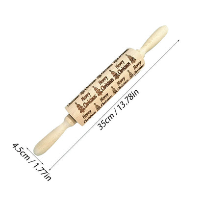💥Special sale - Christmas Wooden Rolling Pins