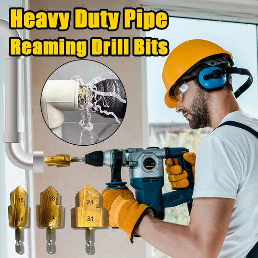 💖🔥Limited time offer, last day 53% off🔥Heavy Duty Pipe Reaming Drill Bits
