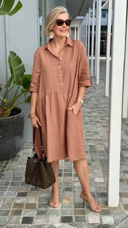 🔥LAST DAY 62% OFF🔥🔥New Women's Cotton linen casual dress
