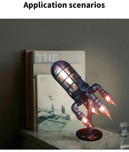 🔥LAST DAY 49% OFF🔥Steampunk Rocket Lamp