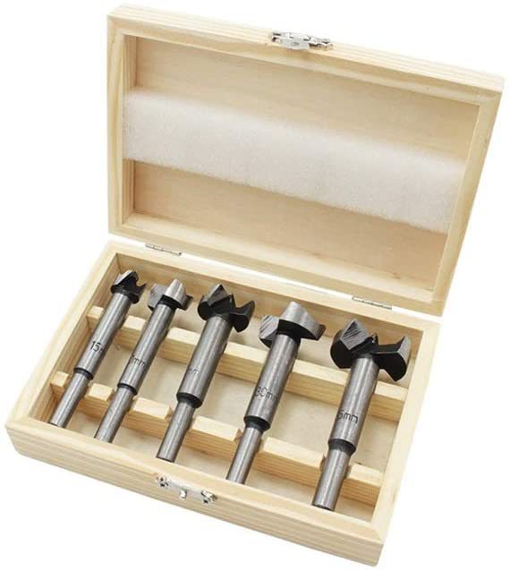 🔥LAST DAY 51% OFF🎁Forstner Bit Set with Round Shank for Wood