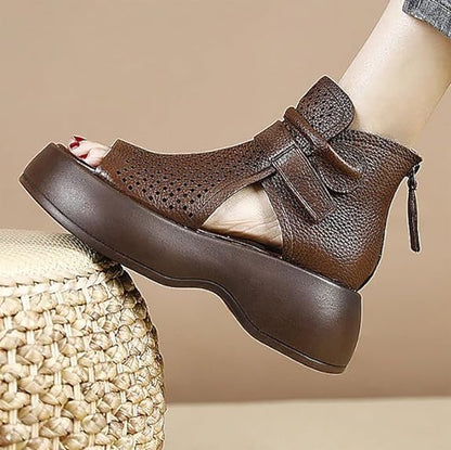💥Special sale - Newest Women's Retro Soft PU Leather Sandalias