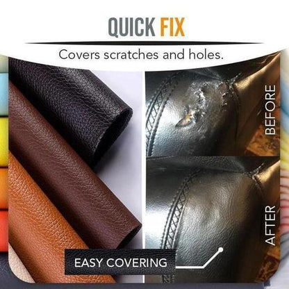 Wyhsports - Self Adhesive Leather Patch Cuttable Sofa Repairing
