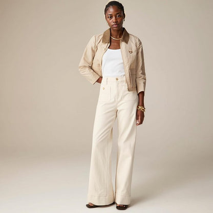 🔥LAST DAY 49% OFF🔥🔥Wide-leg sailor jeans with tummy control