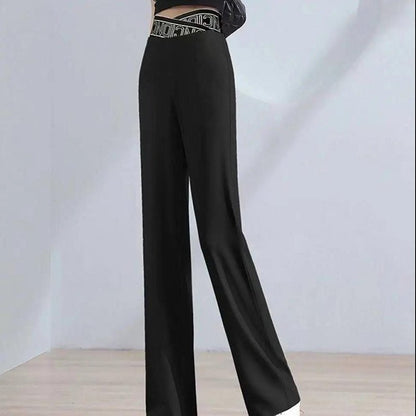 💥Special sale - Ice Silk High Waist Wide-leg Pants