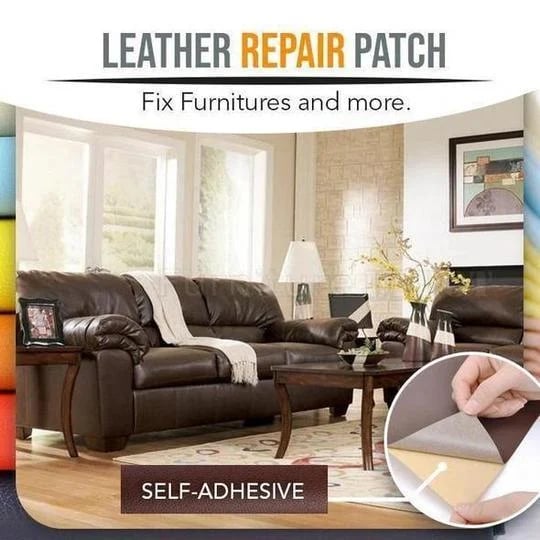 Wyhsports - Self Adhesive Leather Patch Cuttable Sofa Repairing