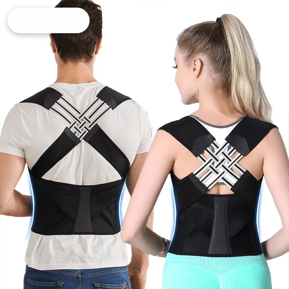 💥This month's best-selling products🔥Adjustable Back Posture Belt Office Home Gym Unisex