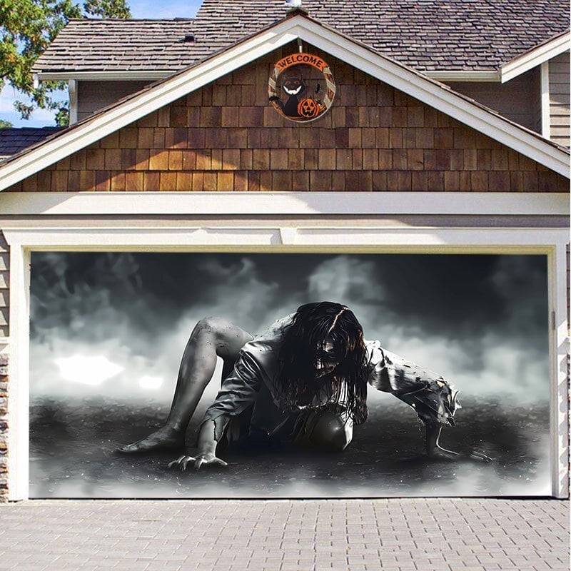 Hot Sale-Halloween 2024 Garage Door Decoration