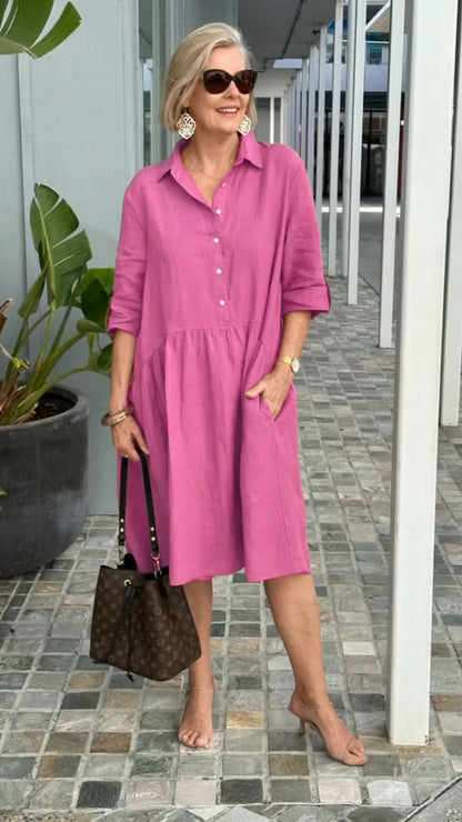 🔥LAST DAY 62% OFF🔥🔥New Women's Cotton linen casual dress