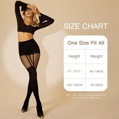 ✨Limited Time Hot Sale🔥Women's Sexy Fishnet Mock Thigh High Stockings