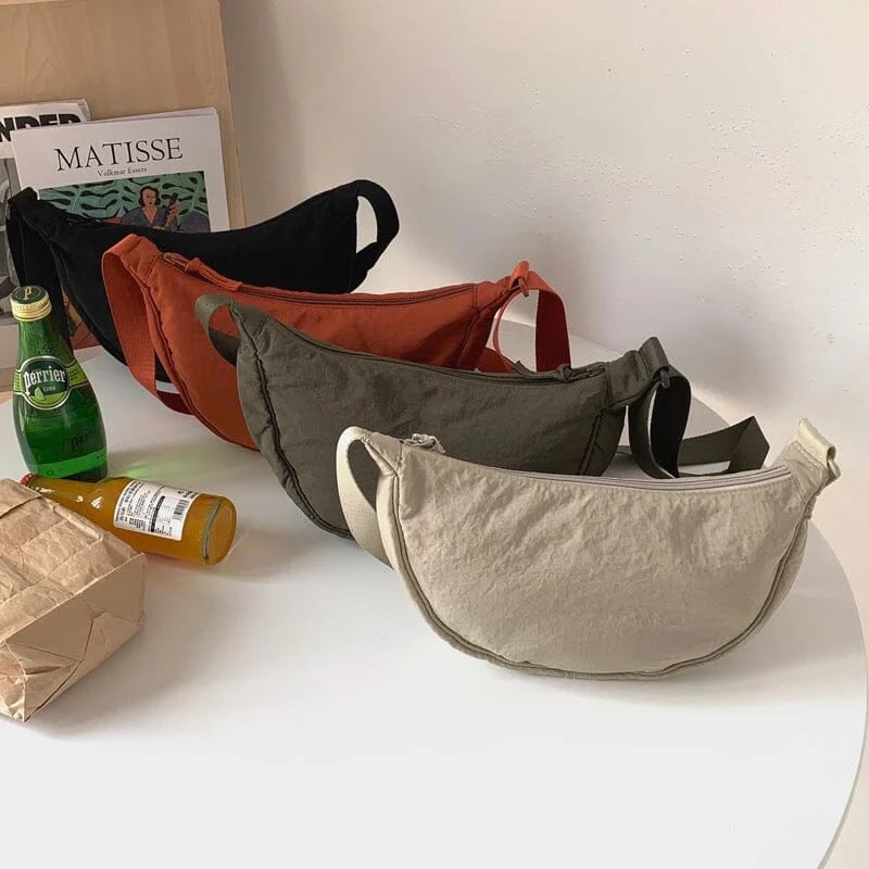 Simple Women Dumpling Crossbody Bag