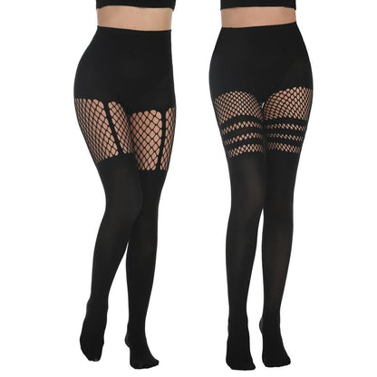 ✨Limited Time Hot Sale🔥Women's Sexy Fishnet Mock Thigh High Stockings
