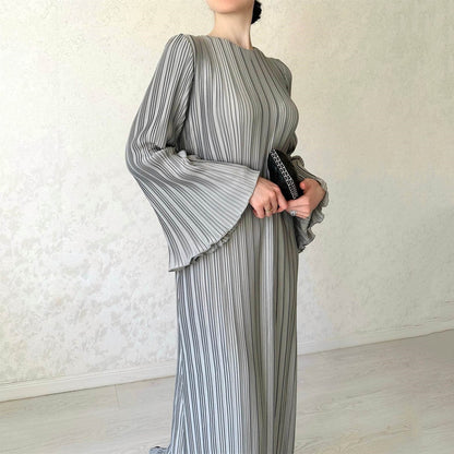 💥Special sale - Pleated Bell Sleeve Maxi Dress