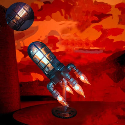🔥LAST DAY 49% OFF🔥Steampunk Rocket Lamp