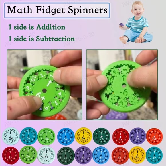 🔥Hot Sale 🔥2024 New Math Fidget Spinners