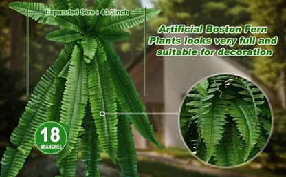💥THIS WEEK'S SPECIAL PRICE $18.98🌱UV RESISTANT LIFELIKE ARTIFICIAL BOSTON FERN