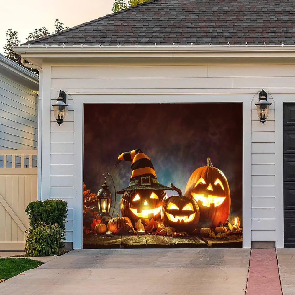 Hot Sale-Halloween 2024 Garage Door Decoration