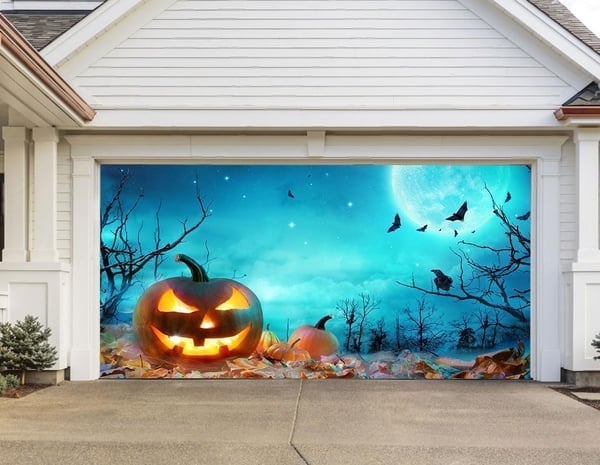 Hot Sale-Halloween 2024 Garage Door Decoration