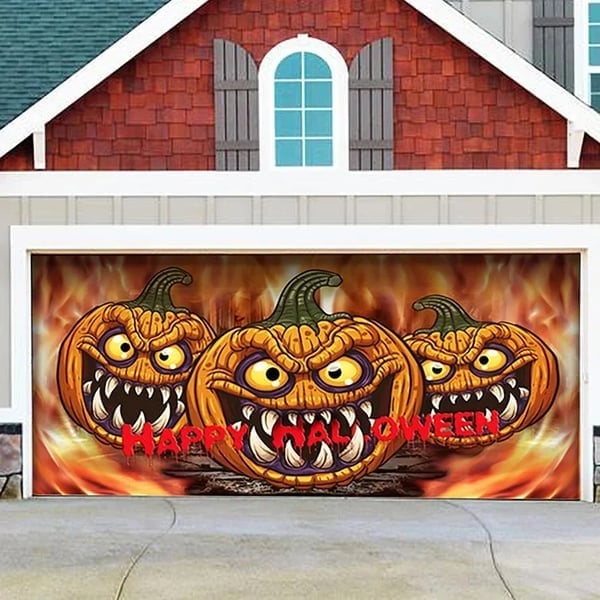 Hot Sale-Halloween 2024 Garage Door Decoration