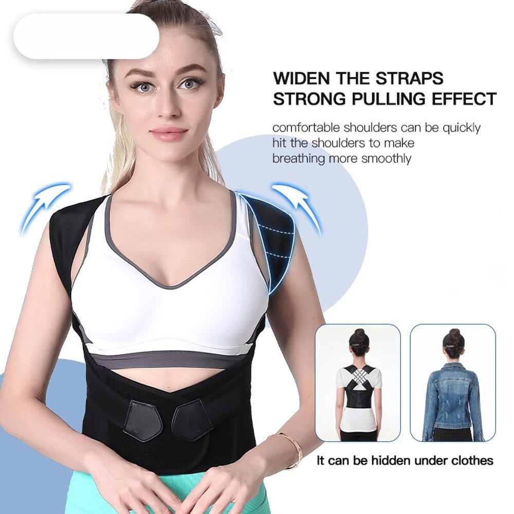 💥This month's best-selling products🔥Adjustable Back Posture Belt Office Home Gym Unisex