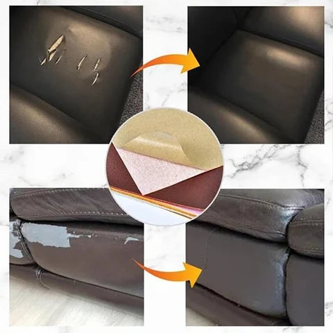 Wyhsports - Self Adhesive Leather Patch Cuttable Sofa Repairing