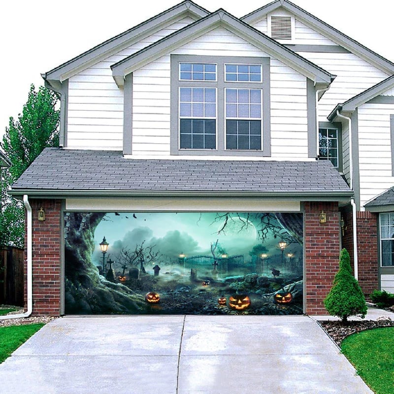 Hot Sale-Halloween 2024 Garage Door Decoration