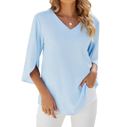 🔥LAST DAY 56% OFF🔥🔥V-neck Chiffon Blouse for Women