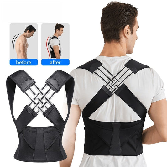 💥This month's best-selling products🔥Adjustable Back Posture Belt Office Home Gym Unisex