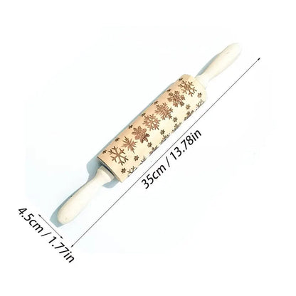 💥Special sale - Christmas Wooden Rolling Pins