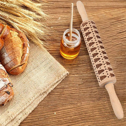 💥Special sale - Christmas Wooden Rolling Pins