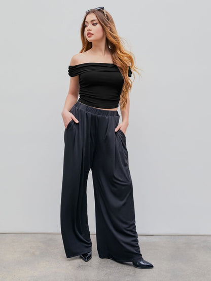 🔥Last Day 48% OFF🔥High Elastic Wide Leg Pants