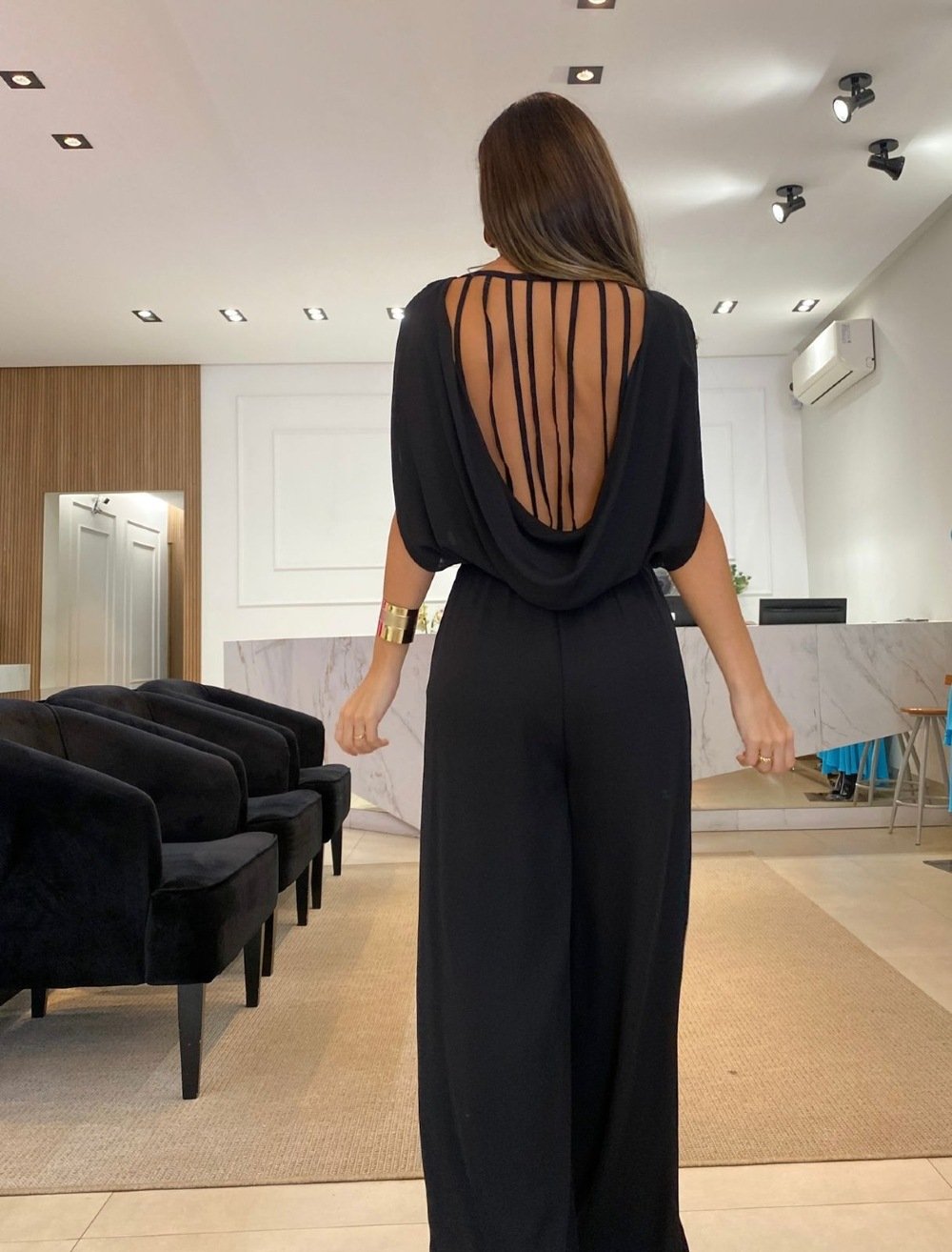 🔥Merchant recommendations🔥Backless Casual Jumpsuit