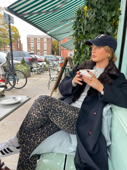 💥Special sale - Viral Leopard Print Jeans